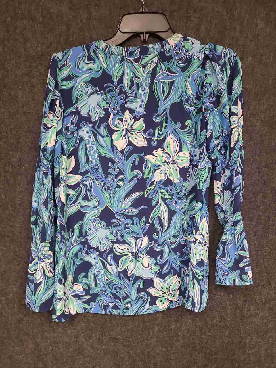 Lilly Pulitzer Women's Lot of 2 Floral Tropical Button Down Blouse Tops Size XS