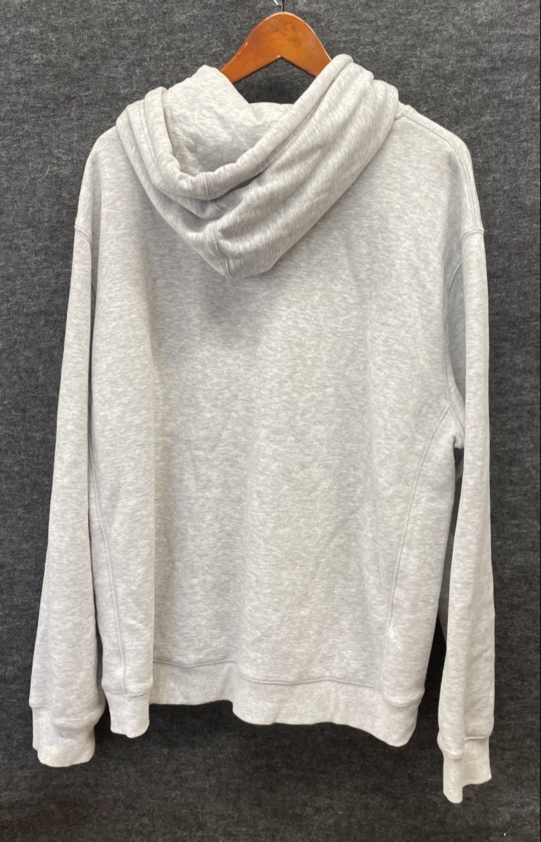 Tommy Hilfiger Denim Men's Heather Grey Large Flag Logo Pullover Hoodie Sz XXL