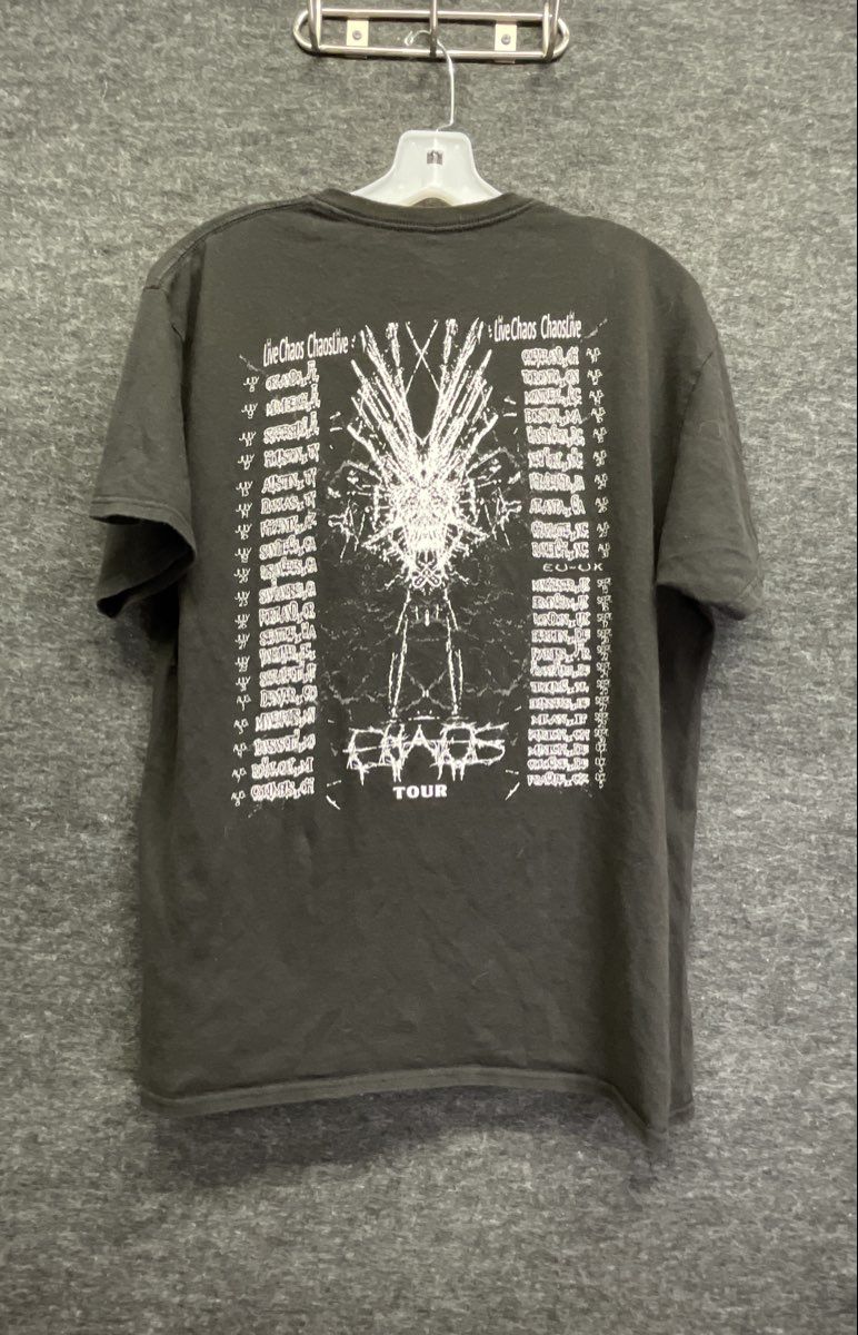Kayzo Chaos Tour T-Shirt Live Chaos Chaos Live EDM Merch Delta Pro Weight Sz L