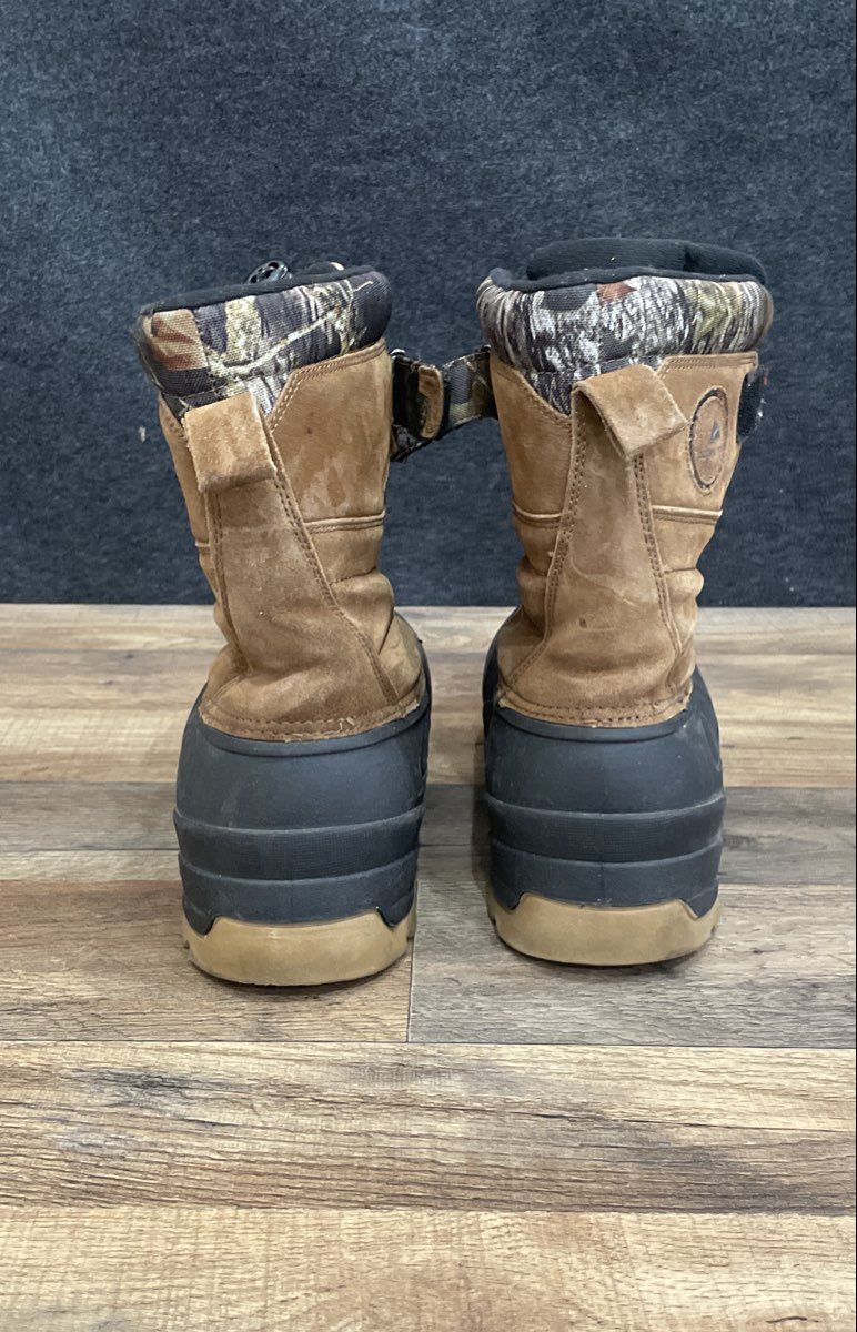 Ozark Trail 200g Thinsulate Brown Camo Insulated Winter Boots Men's Size 10