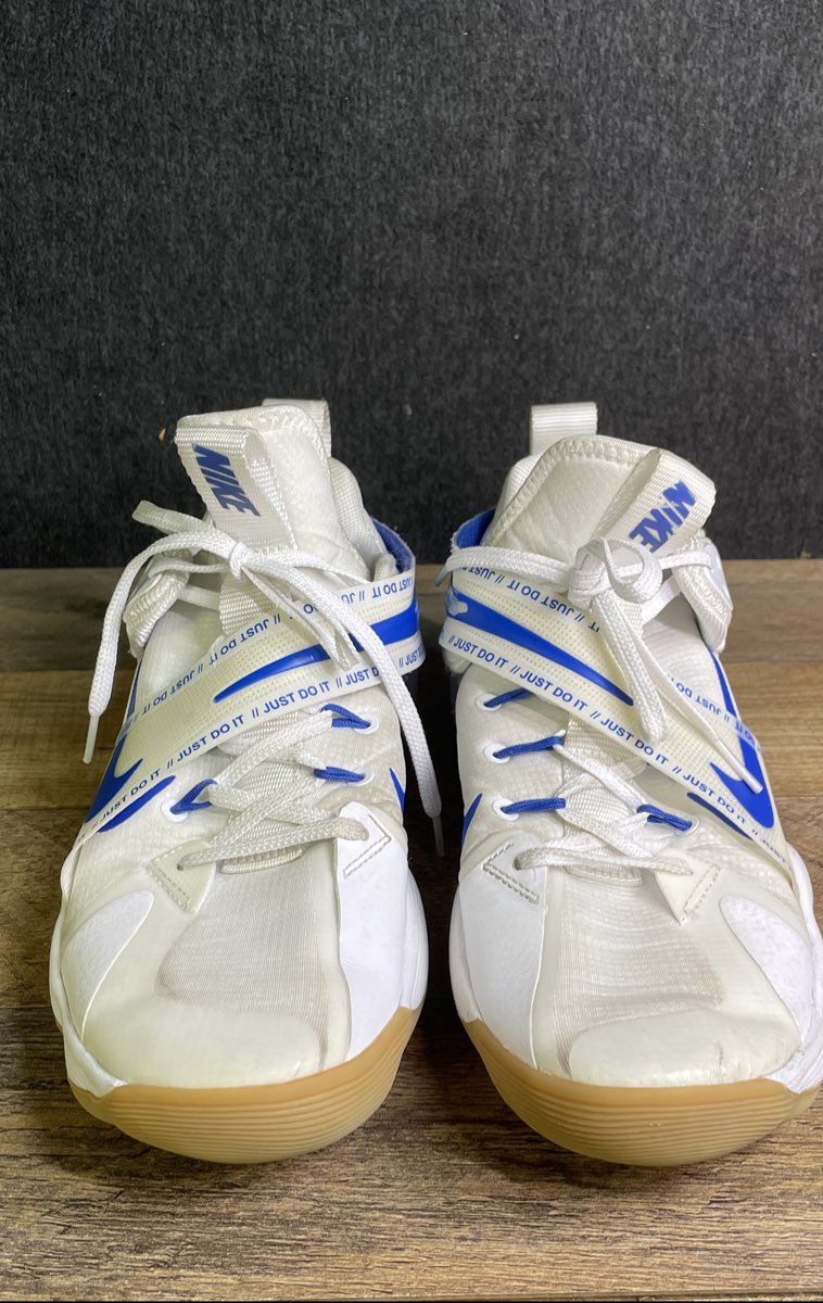Nike React HyperSet Game Royal Gum White Indoor Court Shoes Size 8