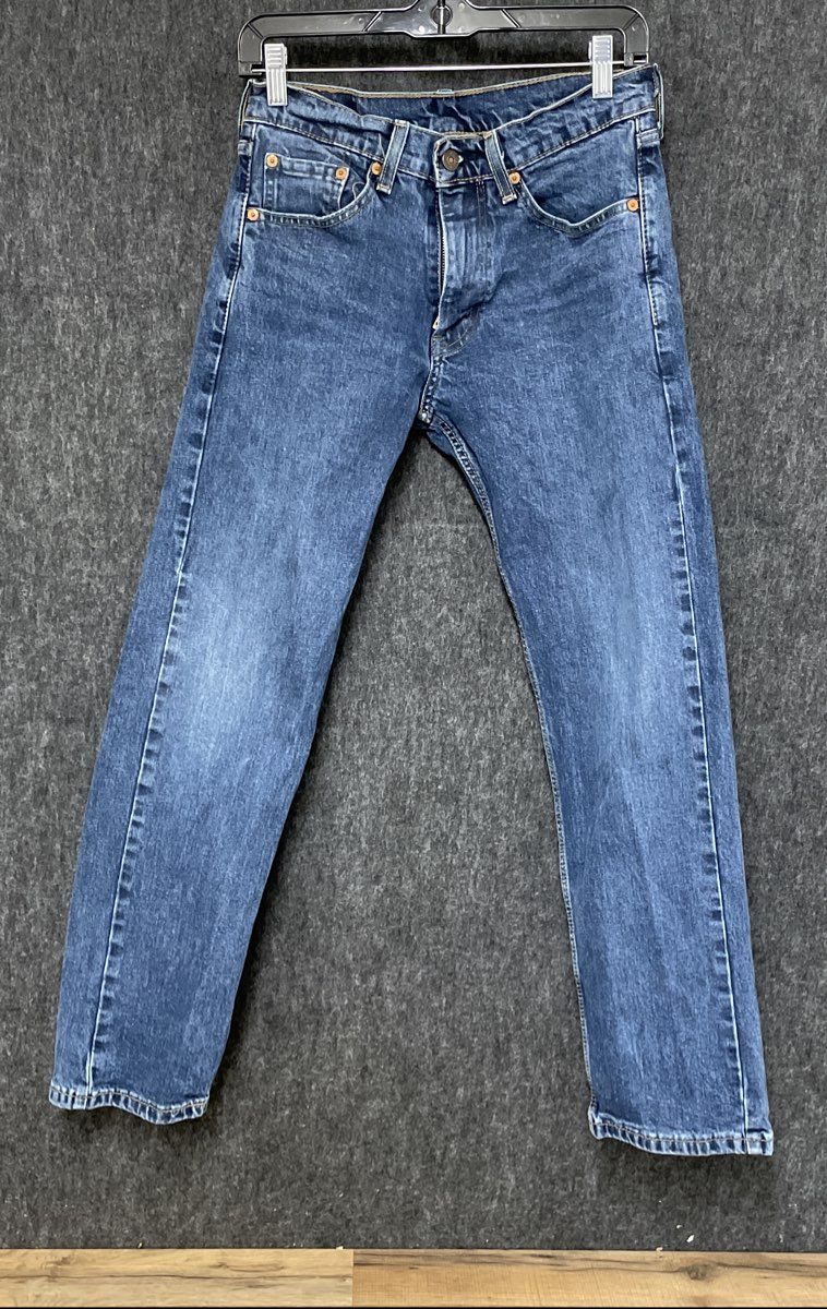Levi's Men's 505 Regular Fit Straight Leg Jeans Blue Medium Wash 29x30