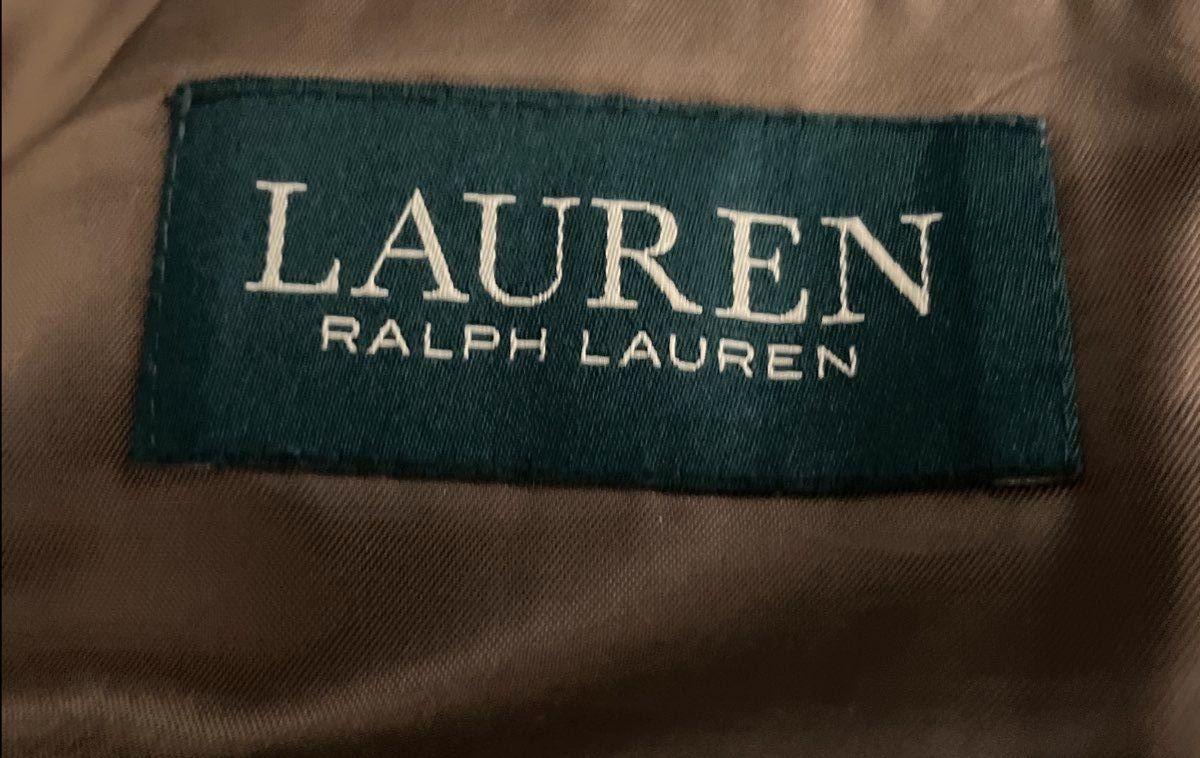 Lauren Ralph Lauren Men's Blazer Brown Houndstooth Stretch Sport Coat Sz 56R