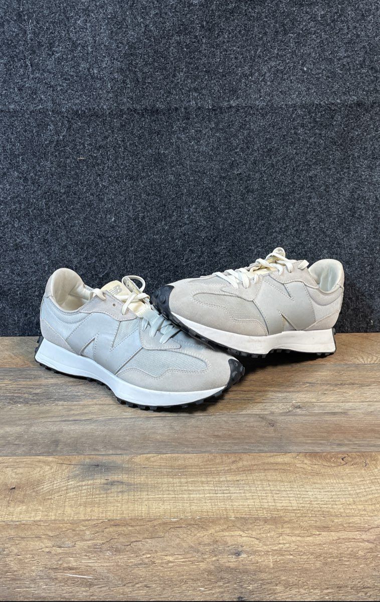 New Balance 327 Light Grey Off White Men's Lifestyle Sneakers Size 12