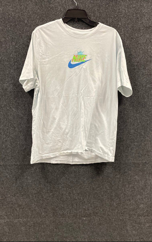 Nike Men's White Just Do It Tropical Beach Graphic T-Shirt Size XL