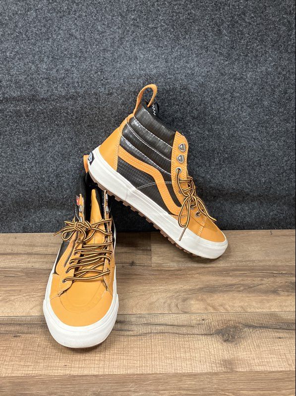 Vans Sk8-Hi MTE-1 Yellow Black Primaloft High Top Shoes Men's Size 7
