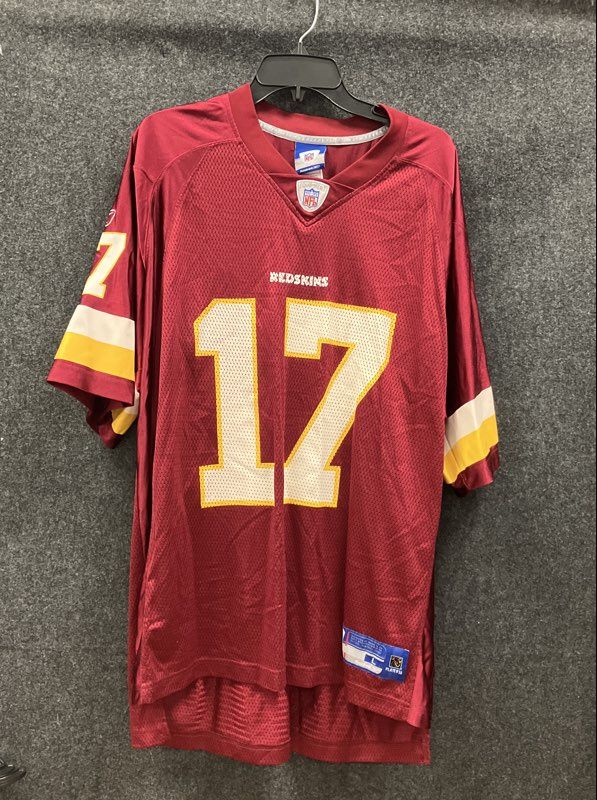 Vintage Reebok Washington Redskins Jason Campbell #17 NFL Jersey Burgundy Sz L