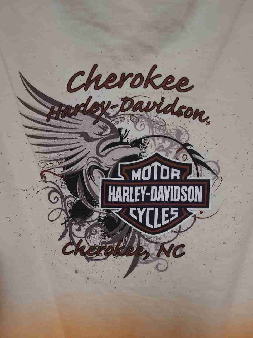 Harley-Davidson Cherokee NC Dealer Ombre Graphic Sweatshirt Sz XL