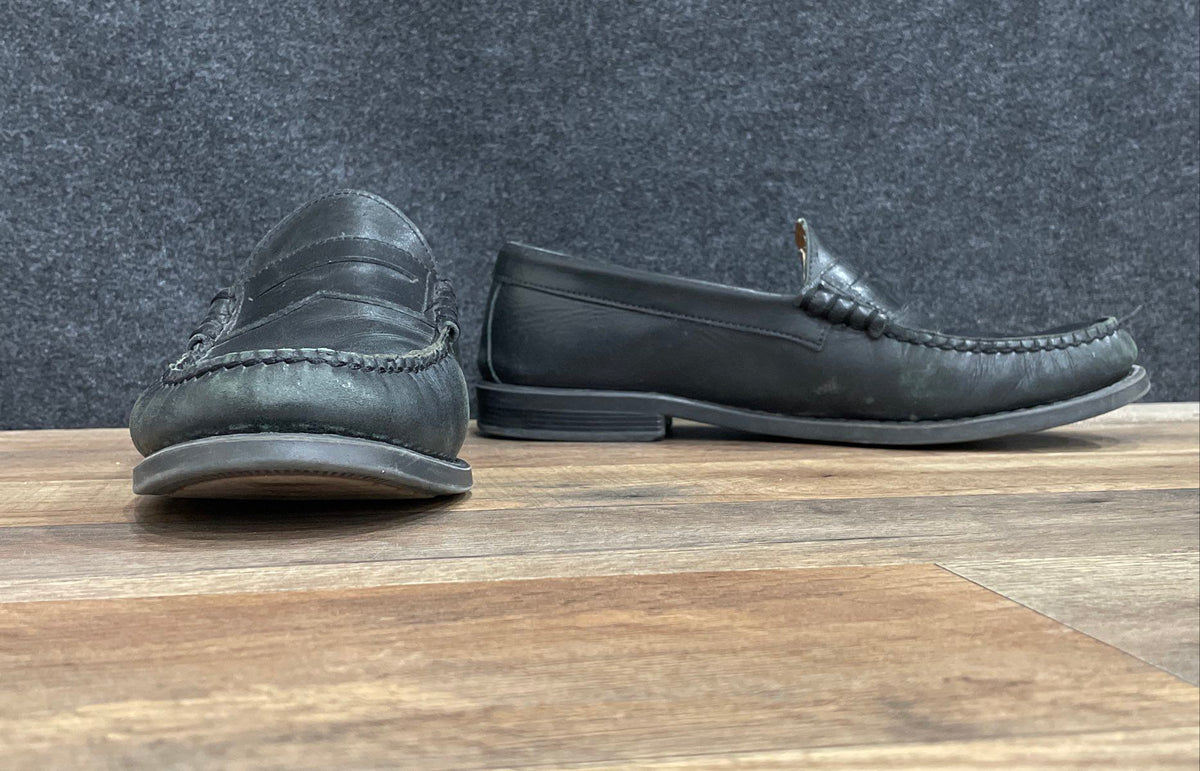 G.H. Bass & Co. Flex Step Black Leather Penny Loafer Men's Size 11.5 W