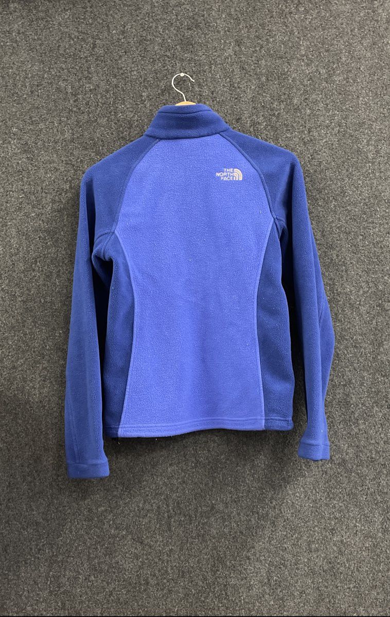 The North Face Women's Blue Full Zip Lightweight Fleece Jacket Sz S