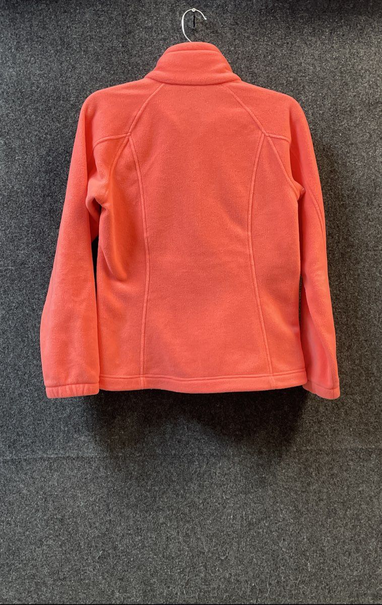Columbia Girls Benton Springs Full Zip Fleece Jacket Pink Sz XS
