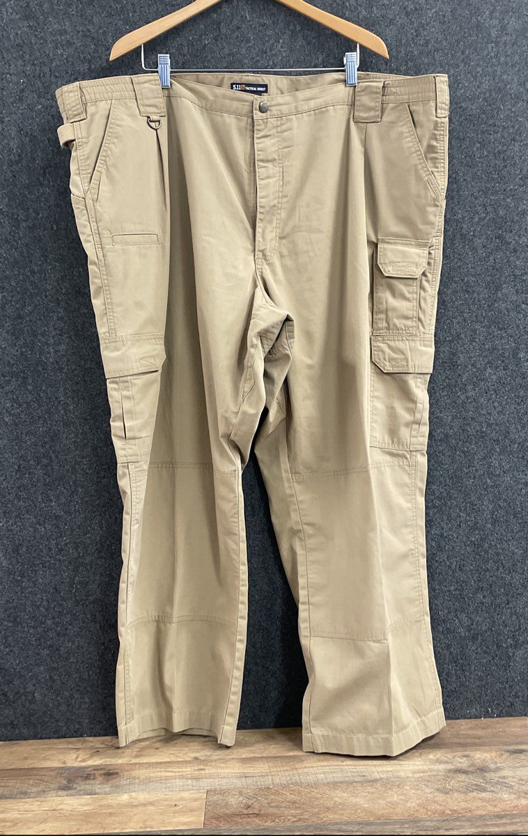 5.11 Tactical Men's Khaki Taclite Pro Cargo Pants Ripstop Sz 50