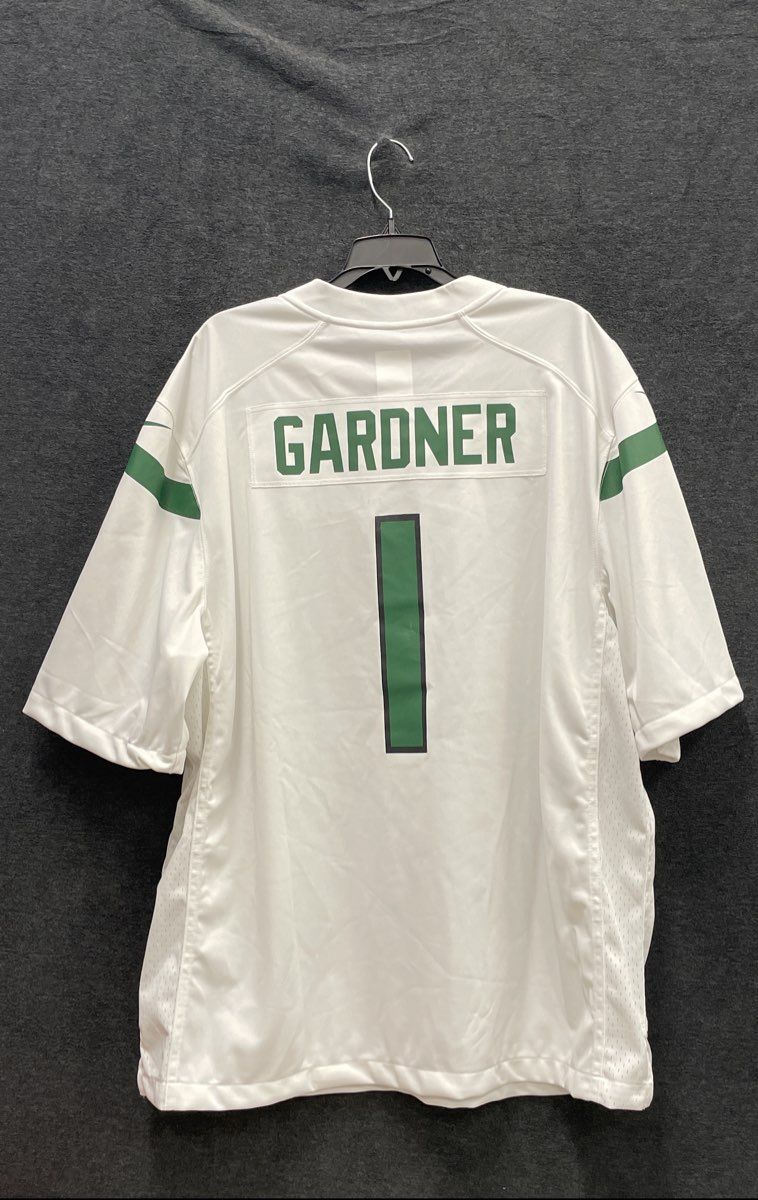 Nike New York Jets Ahmad Sauce Gardner #1 Jersey White On Field Sz XXL NWT