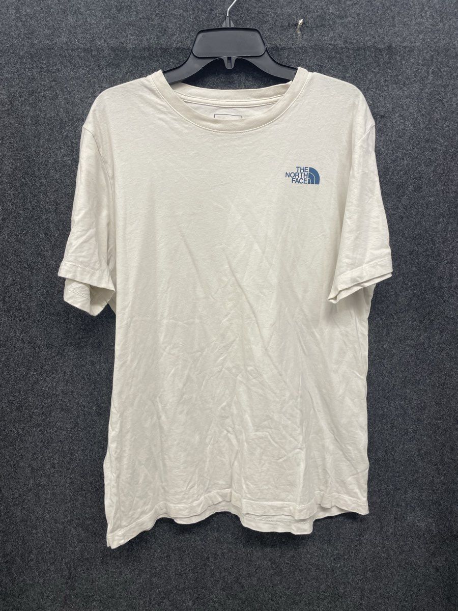 The North Face Men's Off White Short Sleeve Graphic T-Shirt Est 1966 Size Large