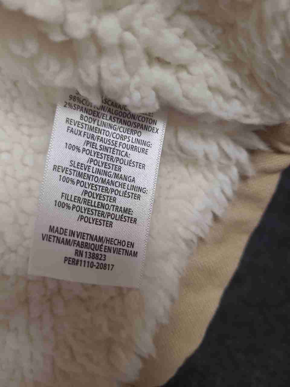 Shyanne Women's Khaki Sherpa Lined Runx Rodeo Embroidery Chore Jacket NWT Sz L