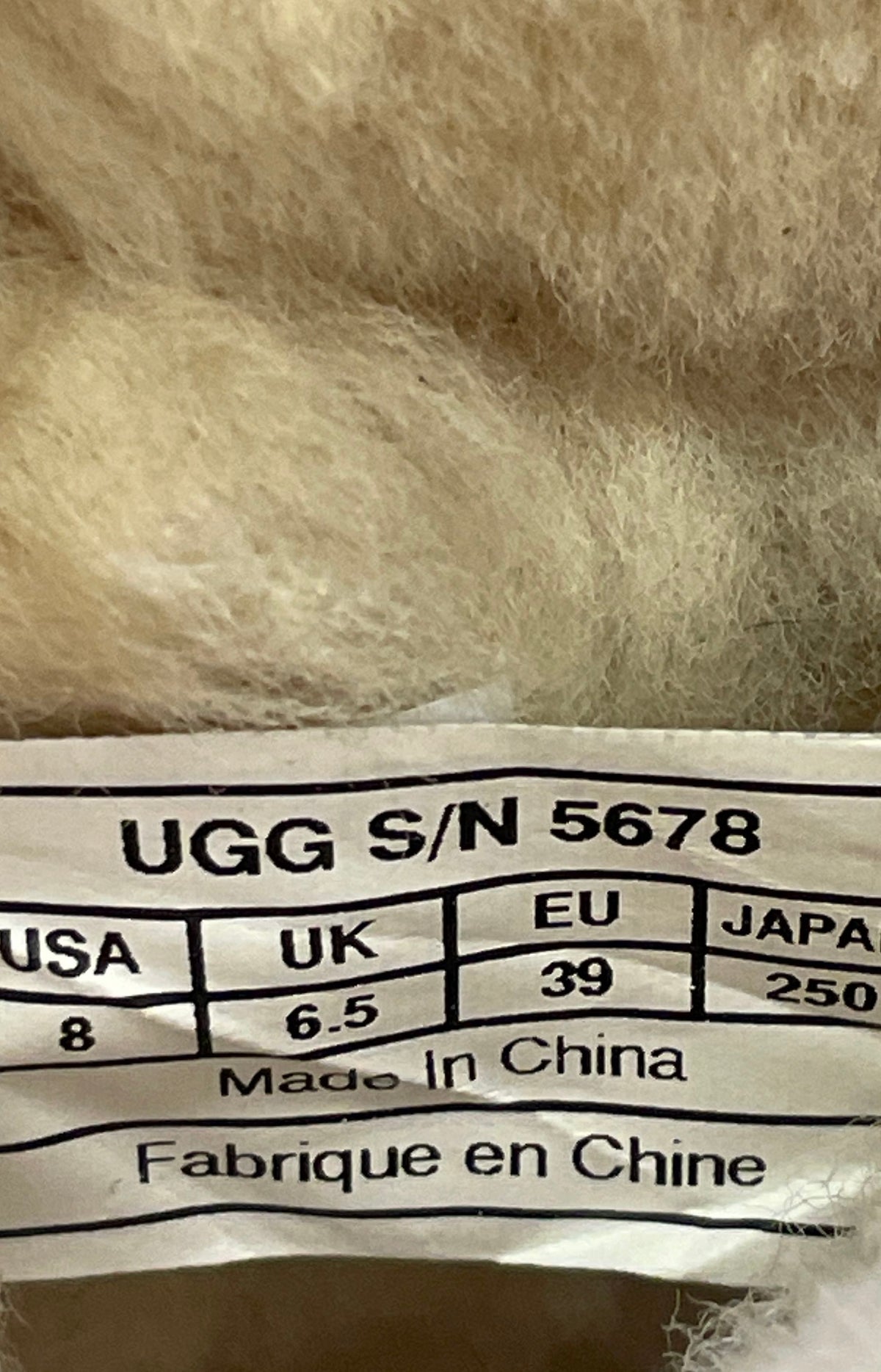 UGG Australia Kensington Black Leather Shearling Boots Women's Size 8