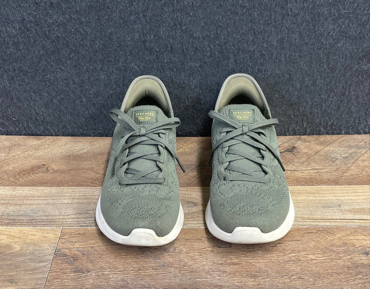 Skechers Ultra Flex 3.0 Neptune Olive Slip-Ins Size 7.5