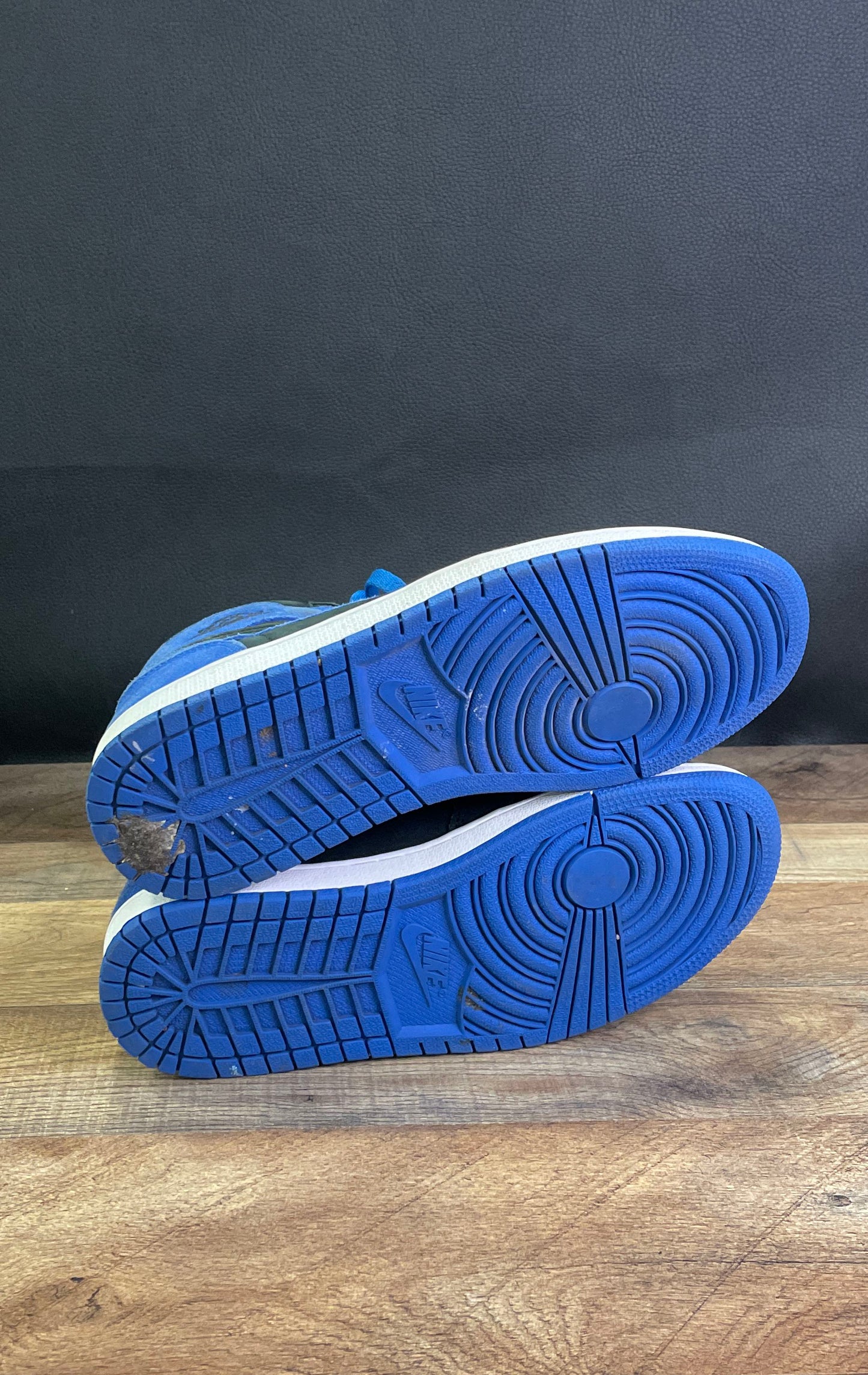 Nike Air Jordan 1 Retro High OG Royal Reimagined Black Blue Size 8