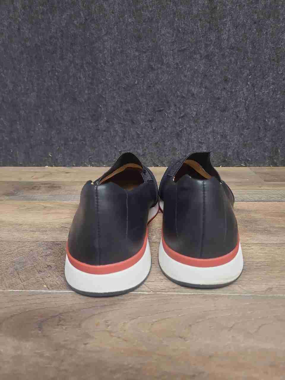 Vionic Cameo Black Leather Textile Slip On Comfort Sneakers Women's Size 9 Wide