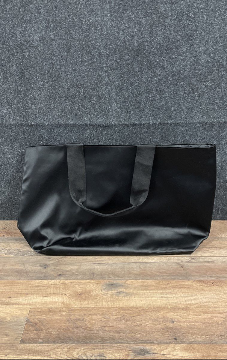 Victoria's Secret Black Rhinestone VS Logo Large Tote Bag NWT