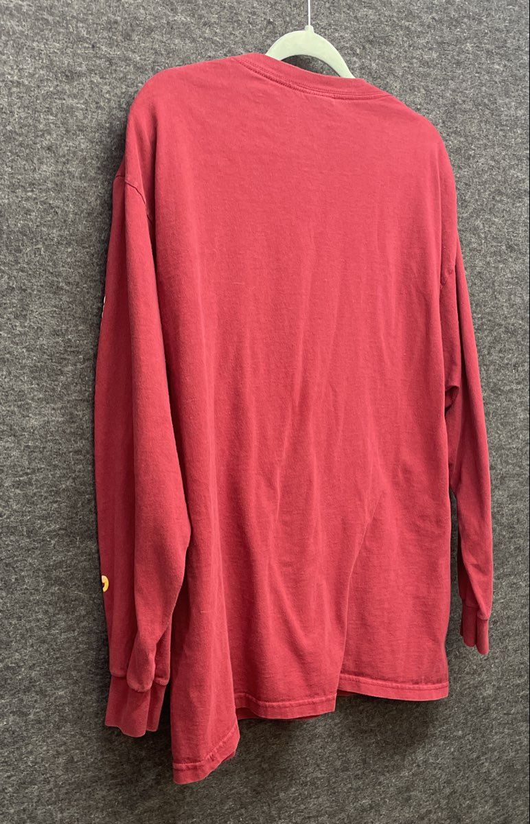 Vintage NFL Men's Washington Redskins Long Sleeve Graphic T-Shirt Red Sz 2XL