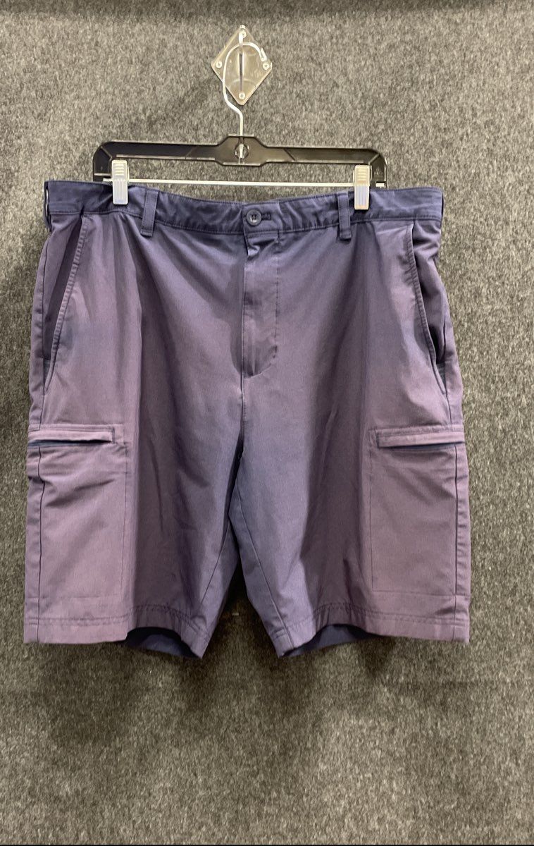 Izod Golf Men's Blue Cargo Performance Stretch Golf Shorts Sz 38