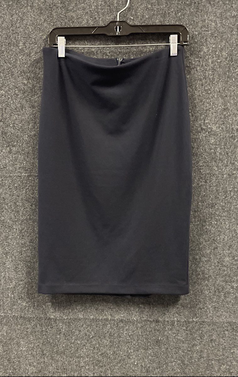 Premise Studio Women's Navy Blue Stretch Pencil Skirt Career Wear Size 8 NWT
