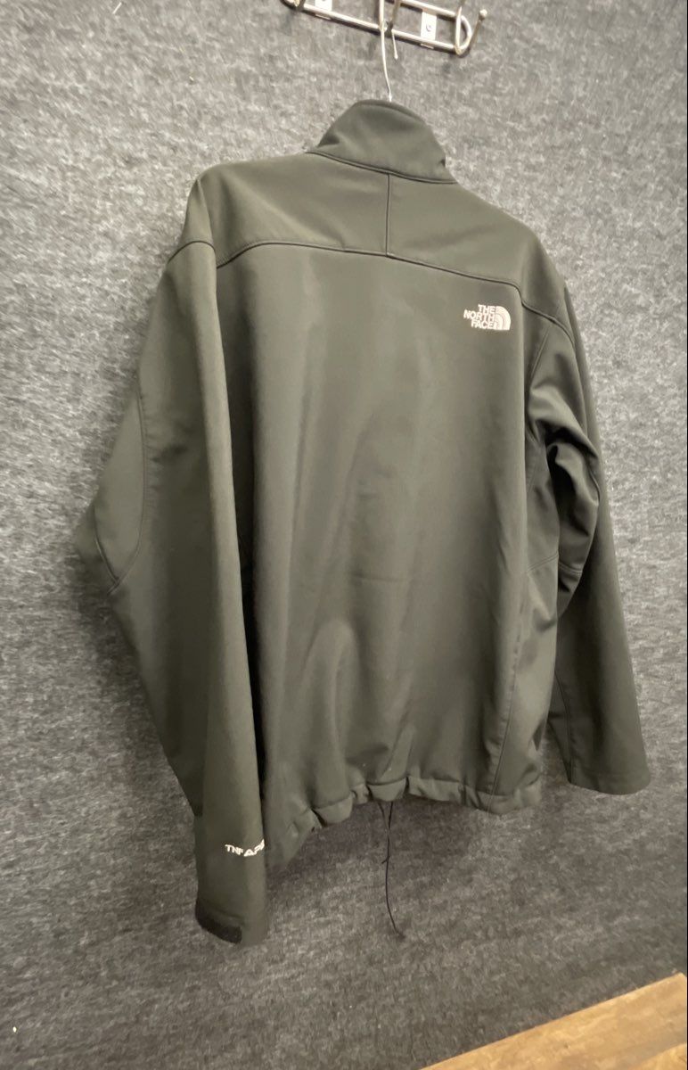 The North Face Men's TNF Apex Softshell Jacket Olive Green Full Zip Size XL
