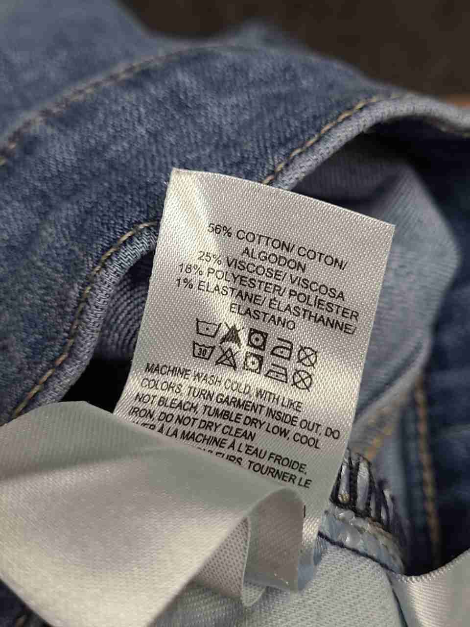 Lucky Brand Women's Medium Wash Frayed Raw Hem Skinny Jeans Size 14/32 A