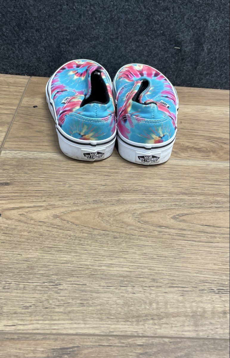 Vans Classic Slip-On Tie-Dye Multi-Color Sneakers Women's Size 8