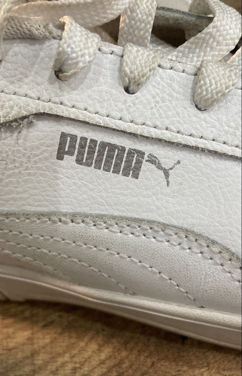 Puma Cali Court White Leather Platform Women's Sneakers Size 8.5