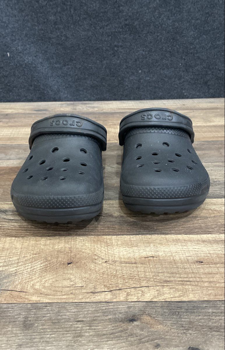 Crocs Classic Lined Clog Black Dual Comfort Size Men's 9 Women's 11
