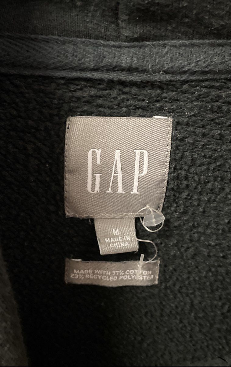 Gap Men's Black Crown Graphic Pullover Hoodie Size M