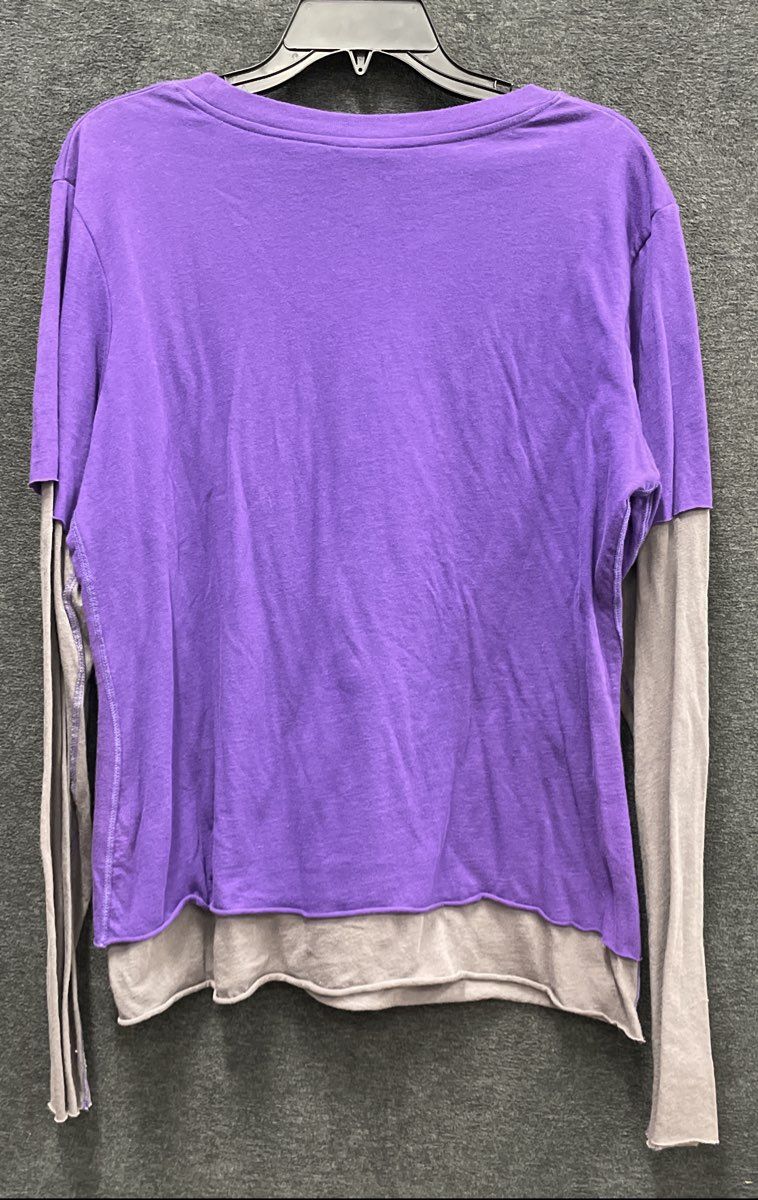 Chase Authentics Women's NASCAR Layered Shirt Purple Denny Hamlin #11 Sz XL