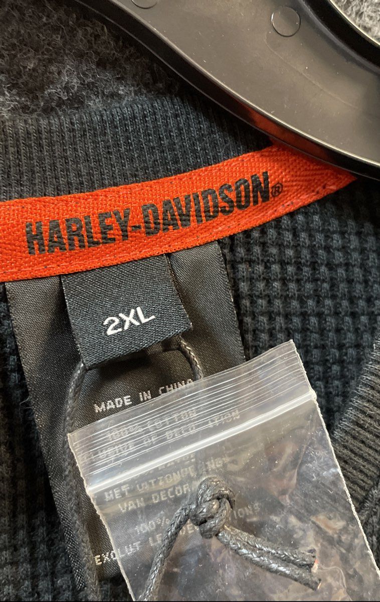 Harley-Davidson Genuine MotorClothes Willie G Skull Henley Shirt 2XL New
