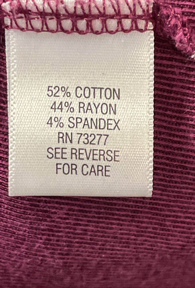 Croft & Barrow Women's Purple Mock Neck Tank Top Ribbed Cotton Blend Sz M