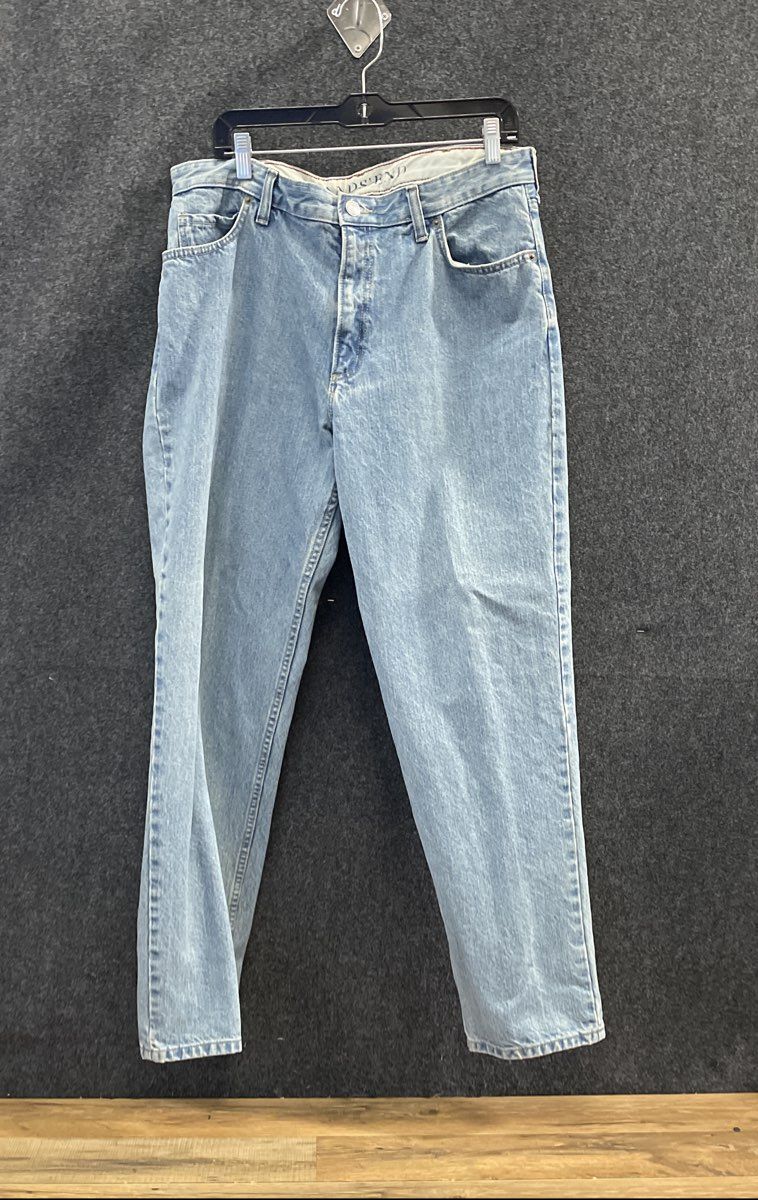 Lands' End Men's Light Blue Traditional Fit Denim Jeans Size 36