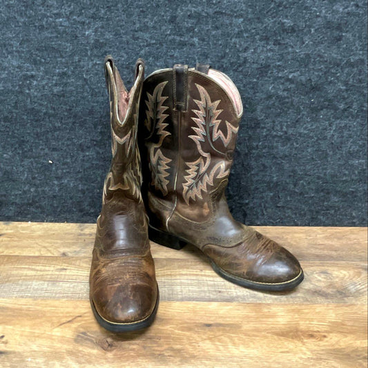 Ariat Heritage Stockman Driftwood Brown Women's Western Boots Size 9.5 B