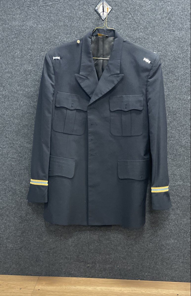 US Army Officer Dress Uniform Service Jacket Navy Size Large