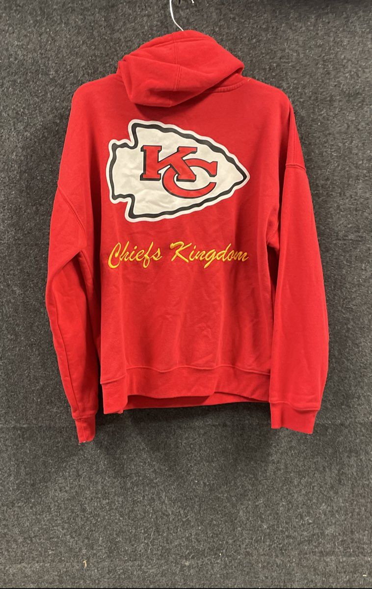 Ultra Game Men's Kansas City Chiefs Red Hoodie Chiefs Kingdom Arrowhead Sz M