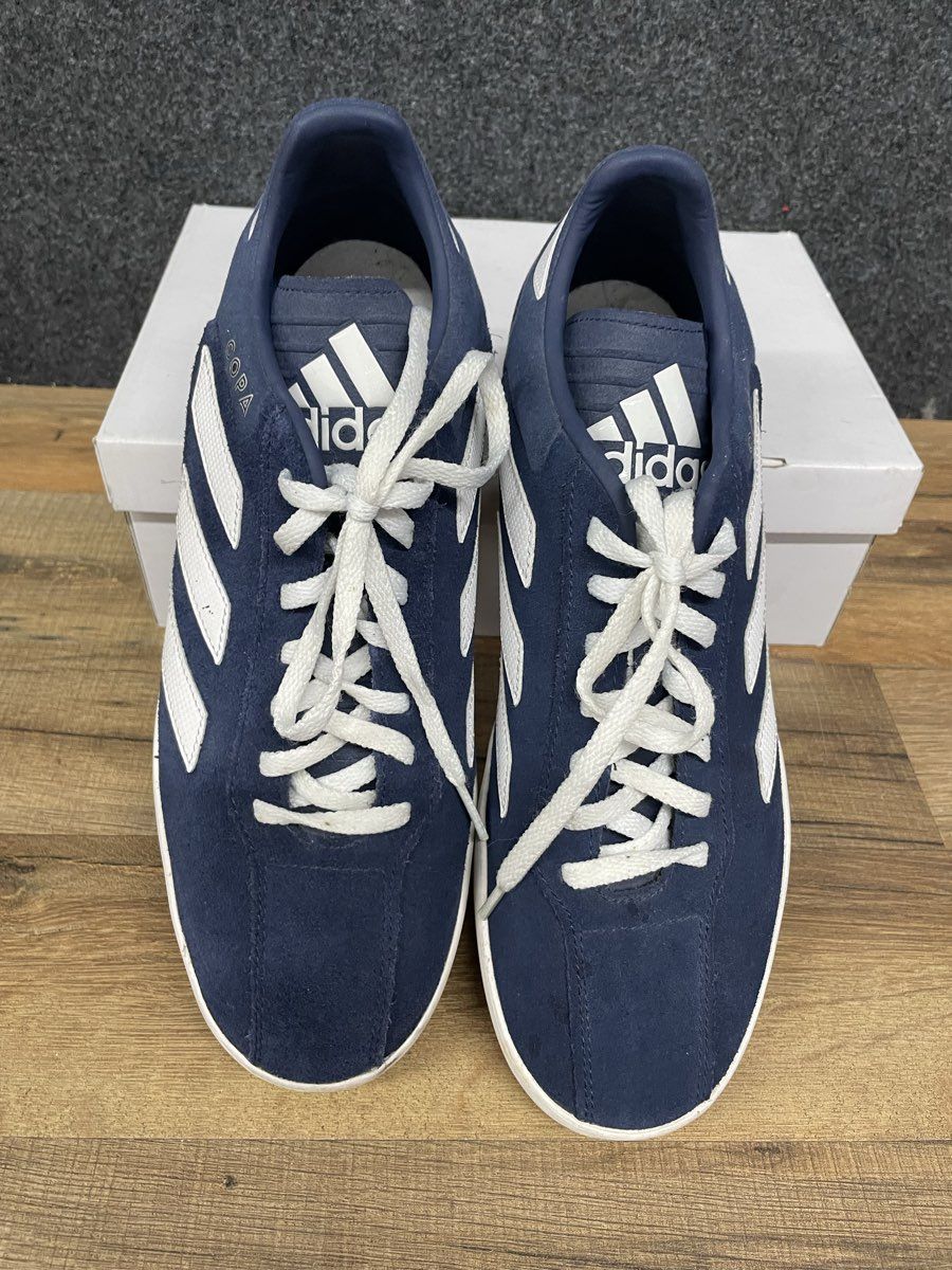 Adidas Copa Super Navy White Suede Sneakers Men's Size 8.5