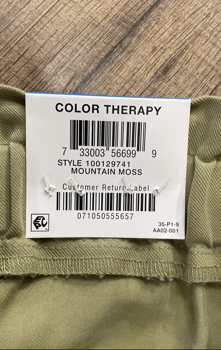 INC International Concepts Women's Green High Rise Jogger Pants Sz XL NWT