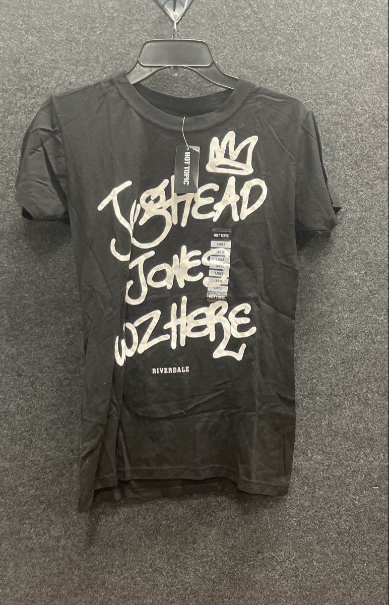 Ripple Junction Men's Black Riverdale Jughead Jones Wuz Here T-Shirt NWT Sz L