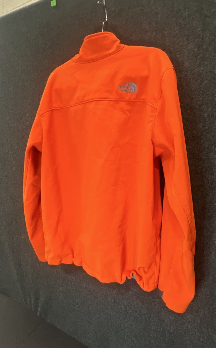 The North Face Men's Apex Bionic Softshell Jacket Orange Full Zip Sz L