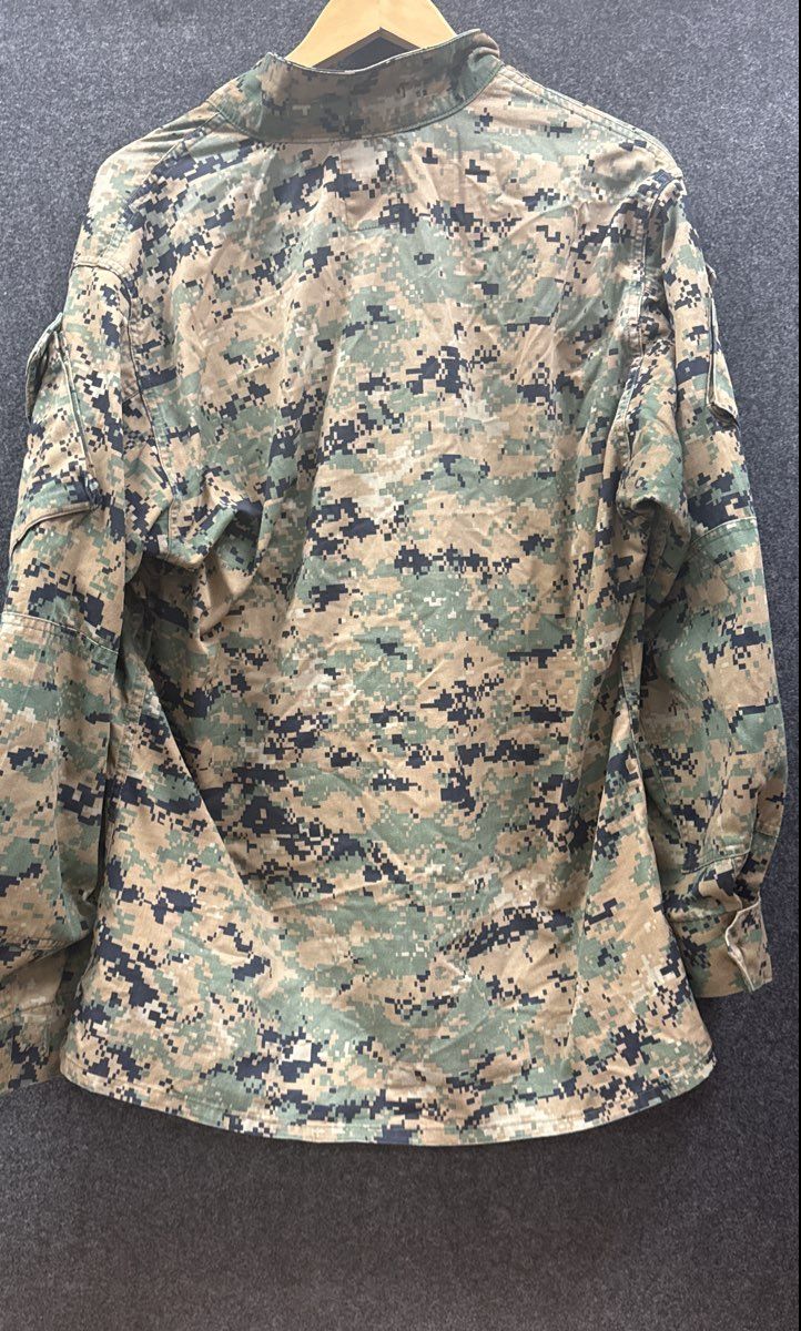 Kandor USMC Men's Vintage MCCUU MARPAT Woodland Digital Camo Combat Blouse