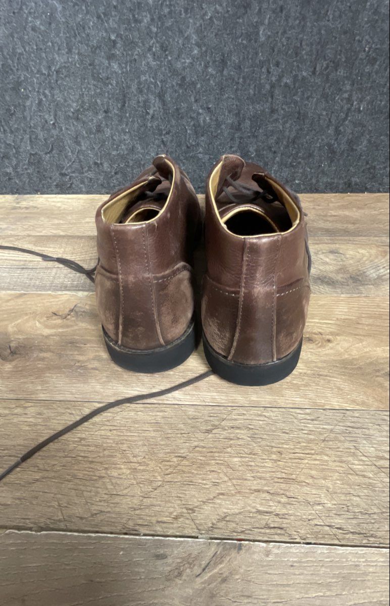 Marc Joseph New York Men's Brown Leather Chukka Boots Size 10.5