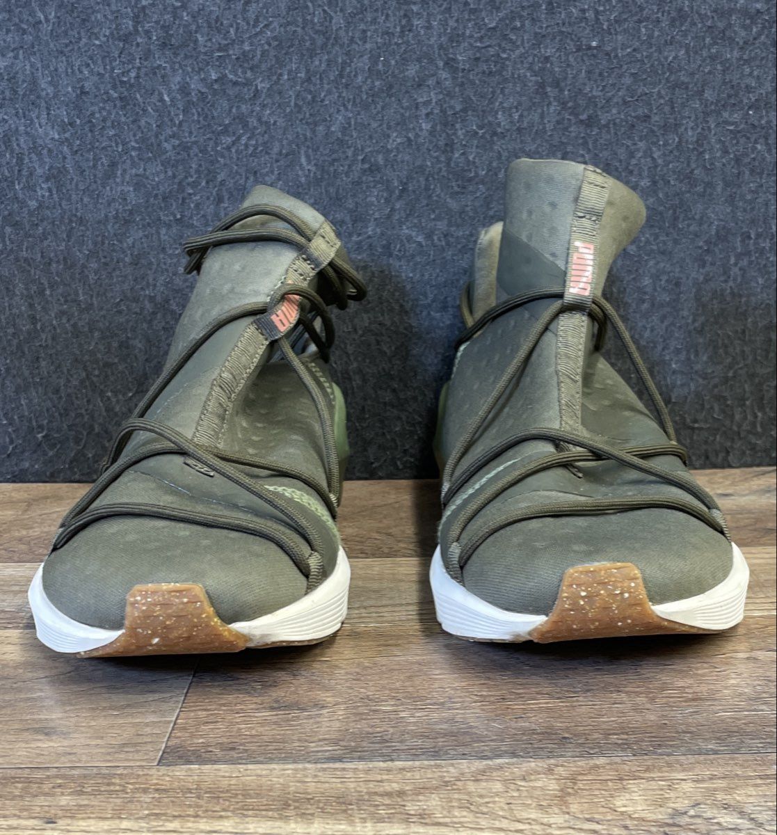 PUMA Fierce Rope Olive Green Women's High Top Training Sneaker Size 8