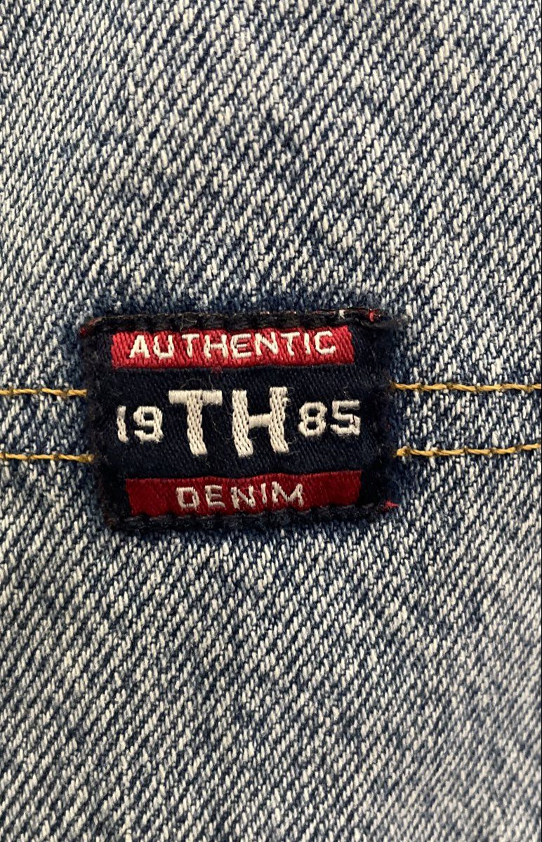Vintage 90s Tommy Jeans Men's Light Wash Relaxed Fit Blue Denim Jeans Sz 36x32