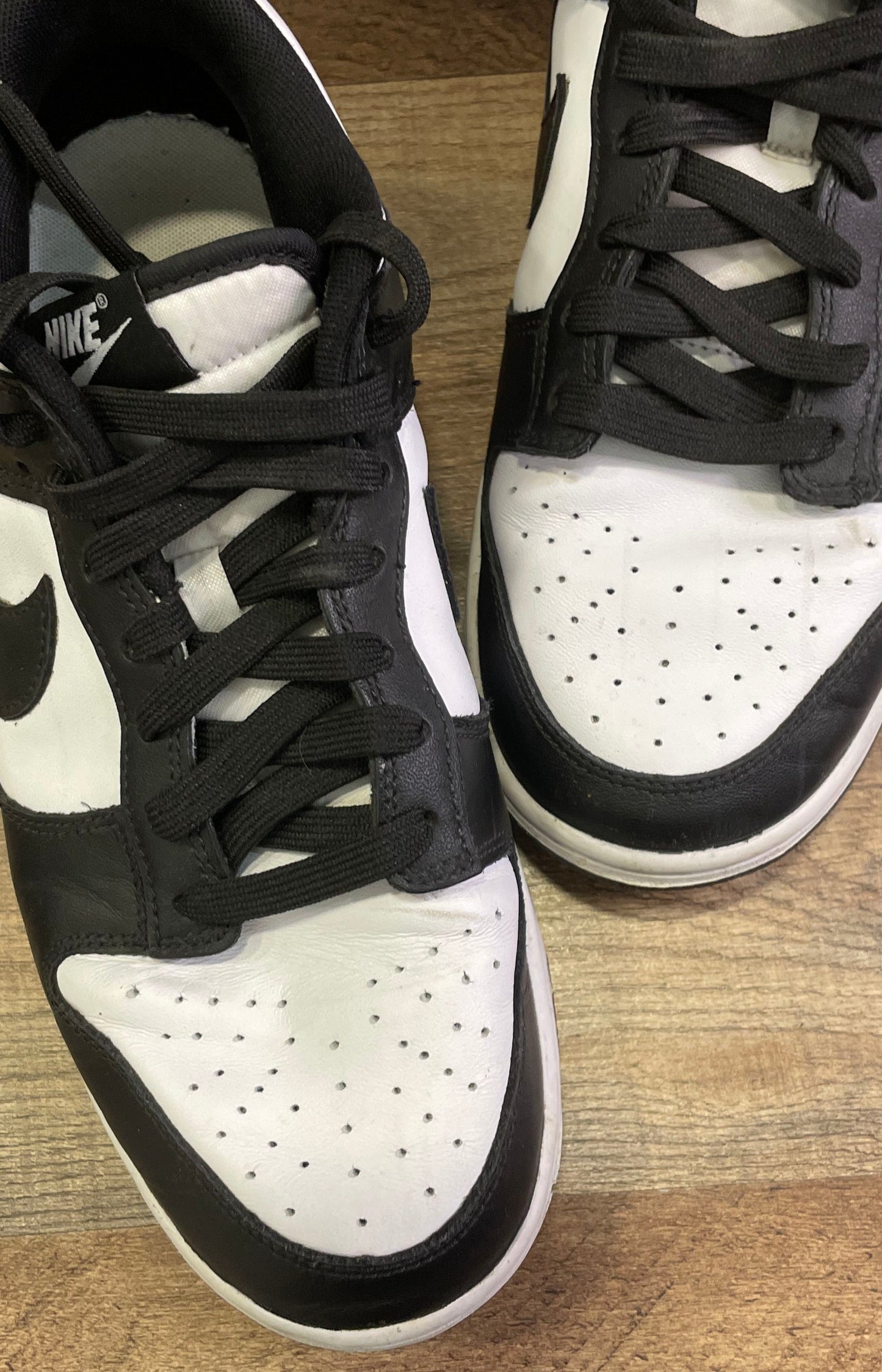 Nike Dunk Low Retro White Black Panda Sneakers DD1391-100 Men's Size 9