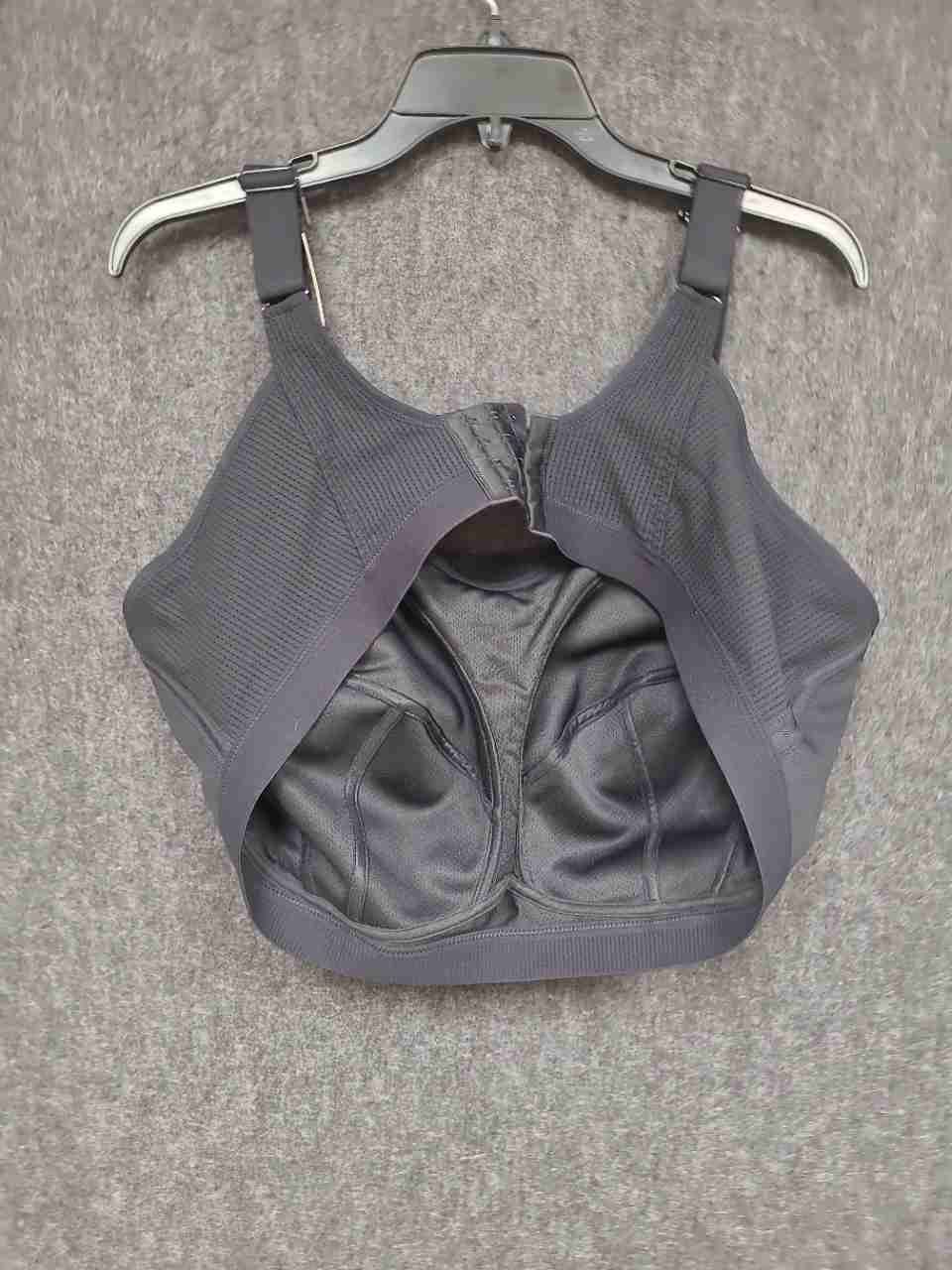 Understance Women's Pulse Wireless Unpadded Sports Bra Black Sz 44H/I NWT